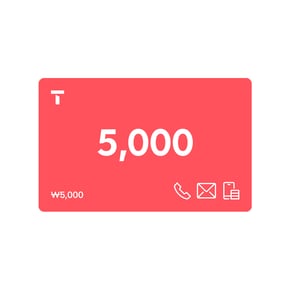 (SK텔레콤) T 쿠폰 5,000원권