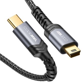 코드웨이 USB C타입 to 미니5핀 외장하드 케이블 0.3m외