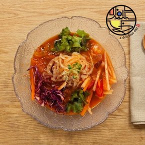 한치 물회 밀키트 1인세트(한치몸살200g+육수1팩)