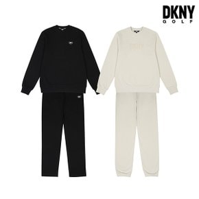 [DKNY GOLF] 24SS 로고 맨투맨 셋업 여성 4종세트