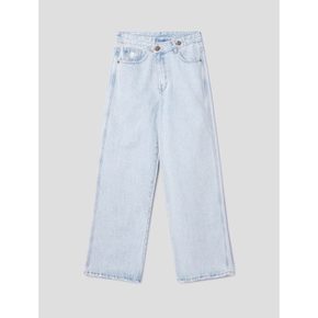 Cross Button Denim Pants  Sky Blue (MS2X21W08Q)