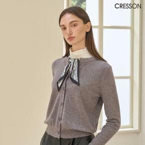 (백화점 동일!)25FW 크레송 스카프 니트 가디건 3종