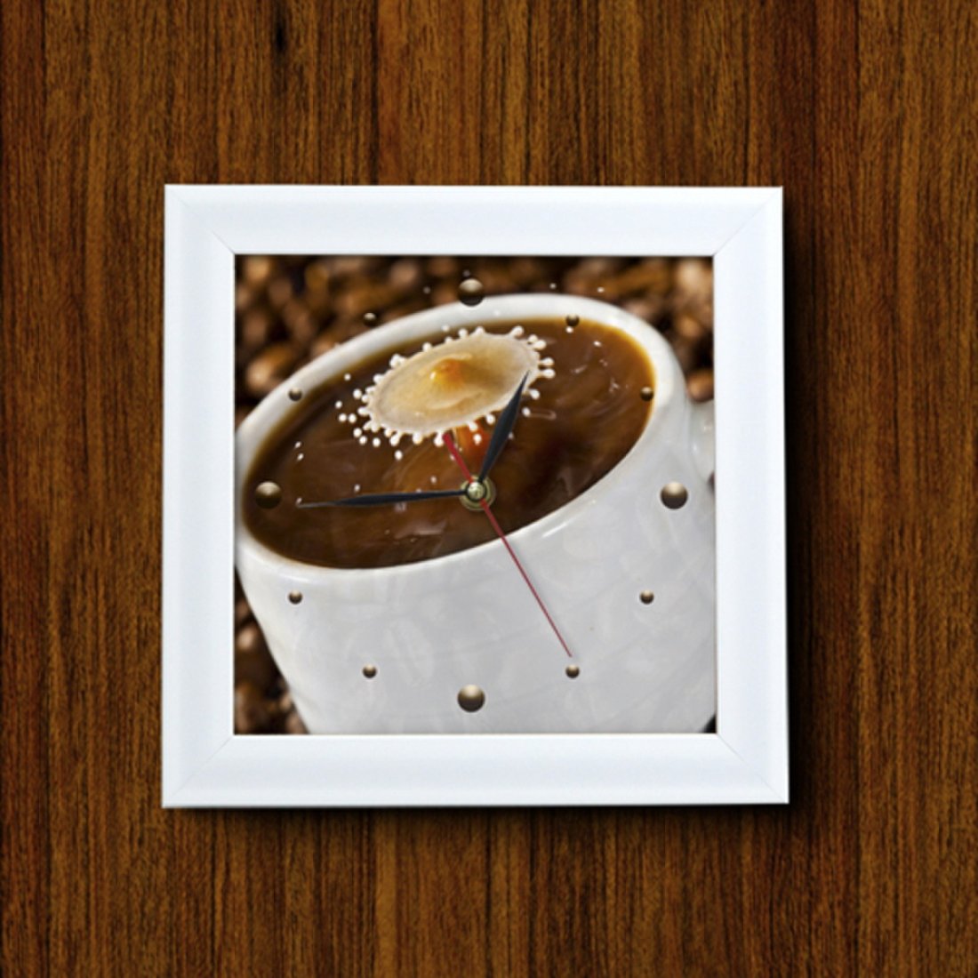 cx298-커피한잔설탕퐁당미니액자벽시계_디자인액자시계 상품이미지 1
