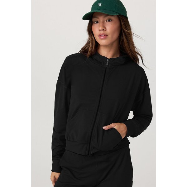 [여성] 헤일로 모던 풀 집 후디_블랙 VR26120007000