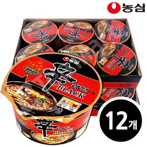 농심 신라면 블랙사발 101g x 12입[34055084]