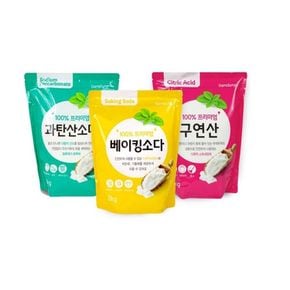 감동 베이킹소다 + 과탄산소다 + 구연산 세트 총6kg