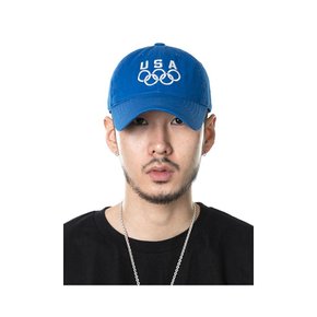 NTV BC-OLYMPIC FLAG USA CAP-BLUE