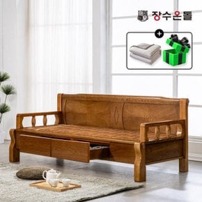 가구 온재 황토볼확장형 서랍형 온열건강소파 카우치