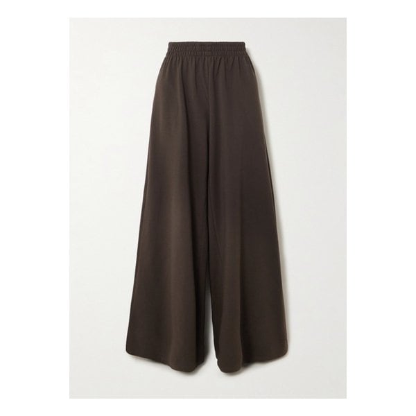 노마카말리 스트레치 코튼 저지 와이드 트랙 팬츠 브라운 1647597356015506