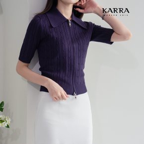 KARRA 플랫니트카라가디건_KB3SCD038Q