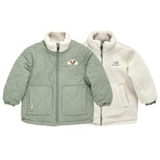 뉴발란스 아동패딩 리버서블 퀼팅 점퍼 NK9DC4301U-KHAKI P2311 양면점퍼