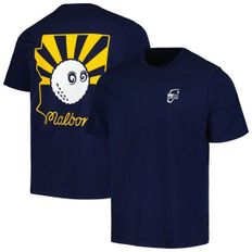 4276325 Malbon Golf Mens Navy WM Phoenix Open Zona Buckets T-Shirt 72286245