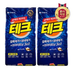 테크 3in1 분말세제 리필 6kg (진드기 사체 제거) x 2개