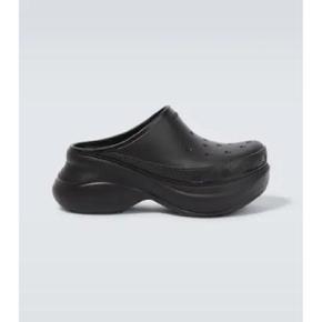 26 FW 발렌시아가 x Crocs 플랫폼 슬라이드 TP551158123