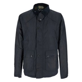 [해외배송] 바버 네이비 블루 REELIN WAXED 코튼 자켓 MWX1106NY92 B0302362604
