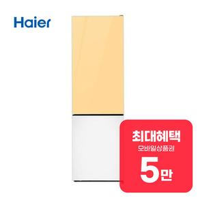 글램글라스 상냉장 하냉동 2도어 콤비냉장고 244L HRP255MDVW 렌탈 60개월 월 18500원