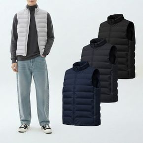 경량패딩조끼 겨울 경량 오버핏 무지 데일리 베스트_P414372522