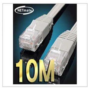 랜선 UTP 지원/두께 다이렉트 FLAT 랜케이블 지원 KCAT.5E 10M CAT.5E 1000BASE-T 100MHz 1.45mm 30AWG