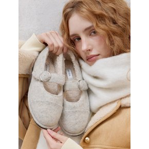 [단독]Puffy 퍼피  포근한 메리제인 FUR 플랫슈즈_F108_4colors_1cm