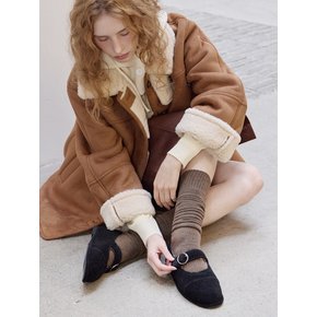 [단독]Puffy 퍼피  포근한 메리제인 FUR 플랫슈즈_F108_4colors_1cm