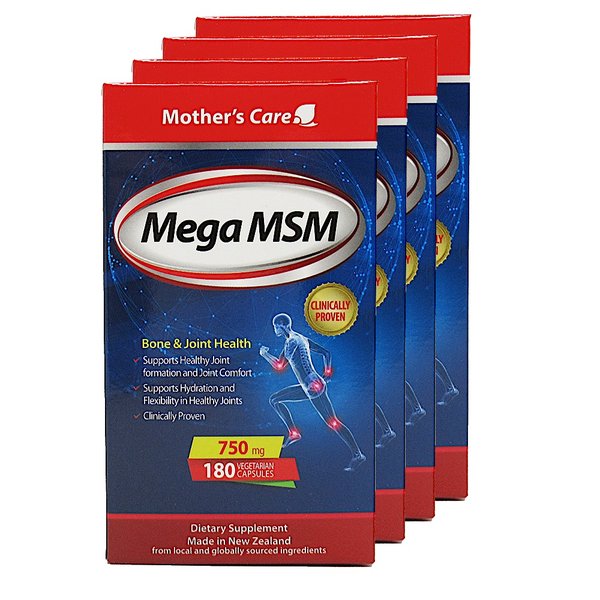 마더스케어 메가 엠에스엠 식이유황 Mega MSM 180정x4