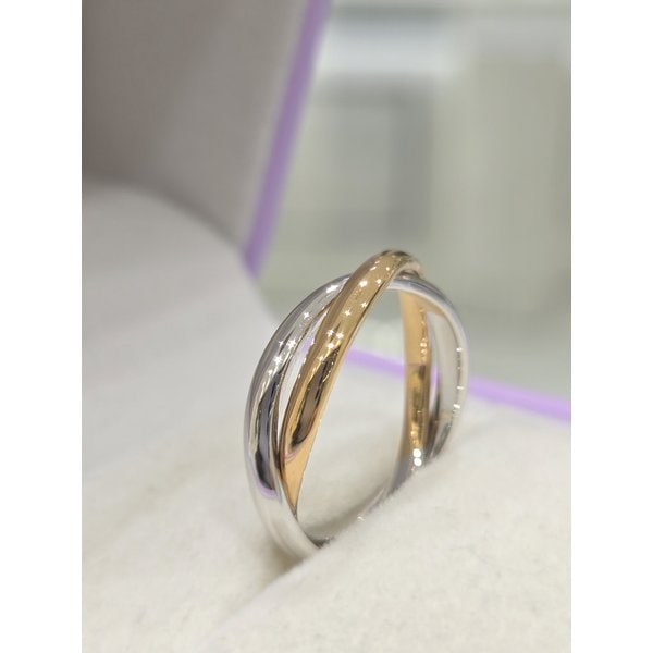 [파주점] 칸타빌레(S)WP 반지 (WP화이트골드+PG핑크골드) 18k 281200002
