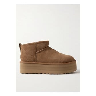UGG 어그 클래식 울트라 미니 플랫폼 시어링 부츠 카멜 1647597343262221