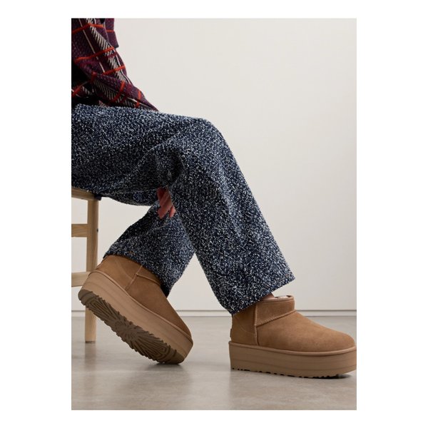 어그 클래식 울트라 미니 플랫폼 시어링 부츠 카멜 1647597343262221