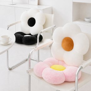 모던 꽃 방석 쿠션 50cm 거실 인테리어 소품 쇼파 의자 등받이 쿠션
