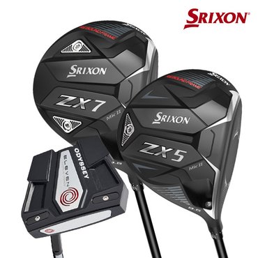 GOLFS 스릭슨 ZX MK2 커스텀 드라이버+오딧세이 트리플트랙 퍼터 GC