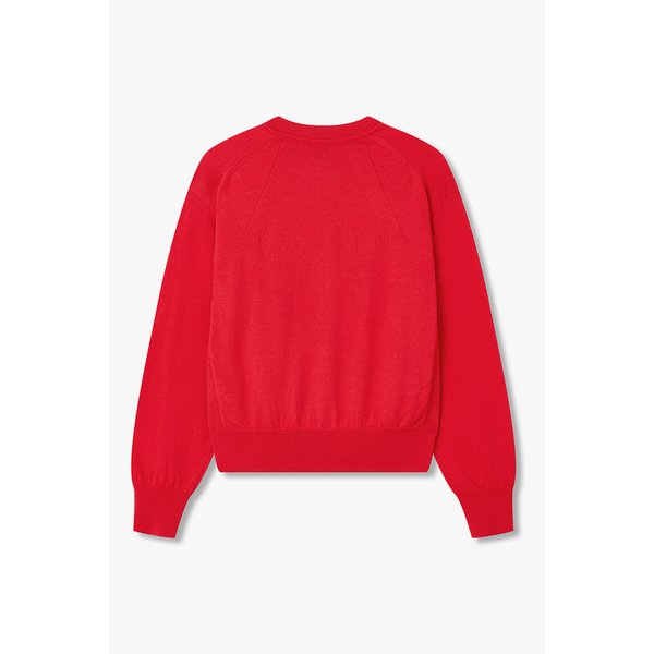 애시메트릭 버튼 울 가디건 7116150202150