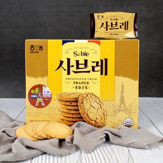 너만아는과자점 해태 사브레 252g x 3통 / 커피과자 쿠키 비스킷 간식