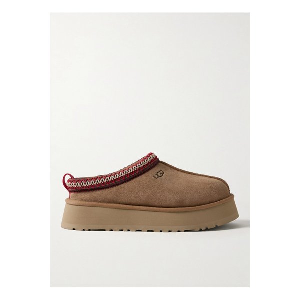 어그 태즈 자수 시어링 플랫폼 슬리퍼 카멜 1647597343262269