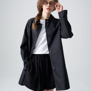 Re-nylon harf coat_Black