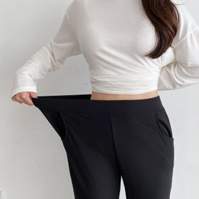 제이지컴퍼니 여성 롱기장 편안한 밴드 스판 부츠컷 팬츠 슬랙스
