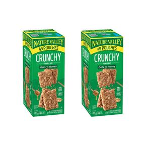 [해외직구] 네이처밸리 오트 n 허니 크런치 그래놀라바 49입 2팩 Nature Valley Oats n Honey Crunchy Granola Bars (49 pk.)