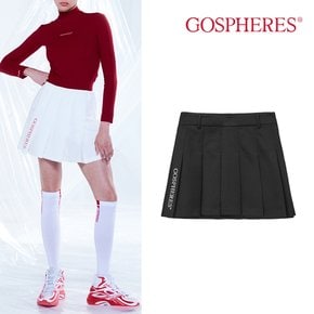 고스피어 GOSPHERES WOMAN LOGO PLEATS SKIRT_PW2FMS37