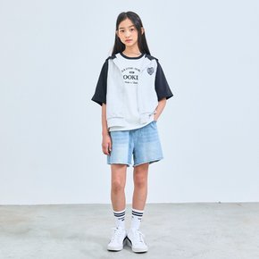 GIRLS 쿨 드라이어스 링거 반팔티 ULRA25455_7358