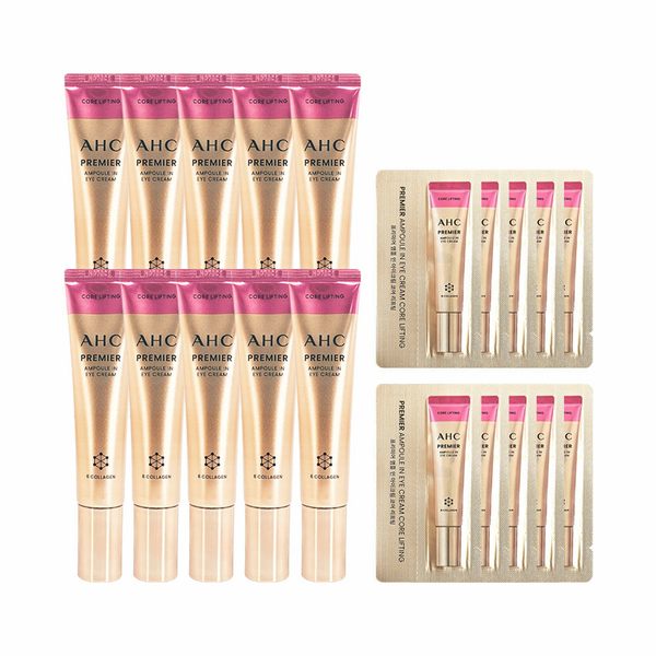 [ 홈쇼핑 최신상 ] AHC 아이크림 앰플인 코어 리프팅 40ml 10개+샘플10개