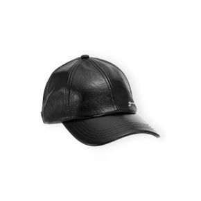 5066393 Ganni Signature Faux Leather Baseball Cap