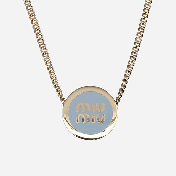 [시흥점] 6S 5IC096 2F6T F0076 메탈 목걸이 라이트 블루