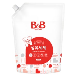 섬유세제 1500ml 리필형 3입+ 증정품(800ml  유연제 1입/50ml 유연제 1입)