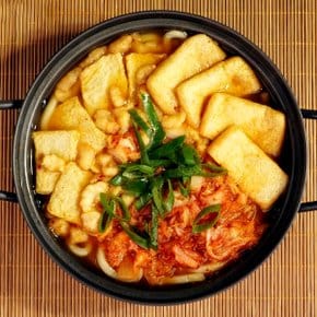 [단짠예찬] 사누끼 김치우동 밀키트 450gx3팩(면+소스+토핑 포함)