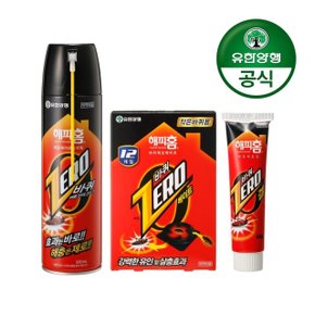 해피홈 작은 바퀴벌레용 제거 Kit(겔 60g+베이트 12입+바퀴제로 에어로솔)