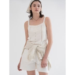 Basil knit sleeveless (ivory)