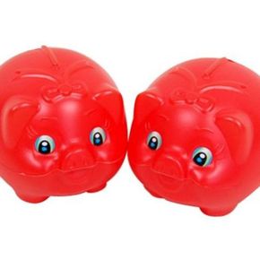 ALS 마키 탈렌트 돼지 저금통 2P 동전 지폐 보관 수납[35882889]