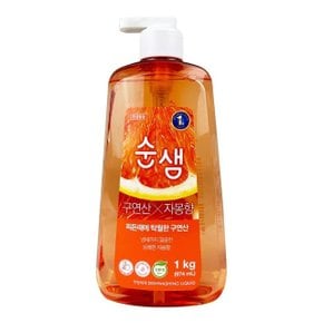 순샘 구연산 X 자몽향 1kg(974ml) 주방세제- O (WB290EA)