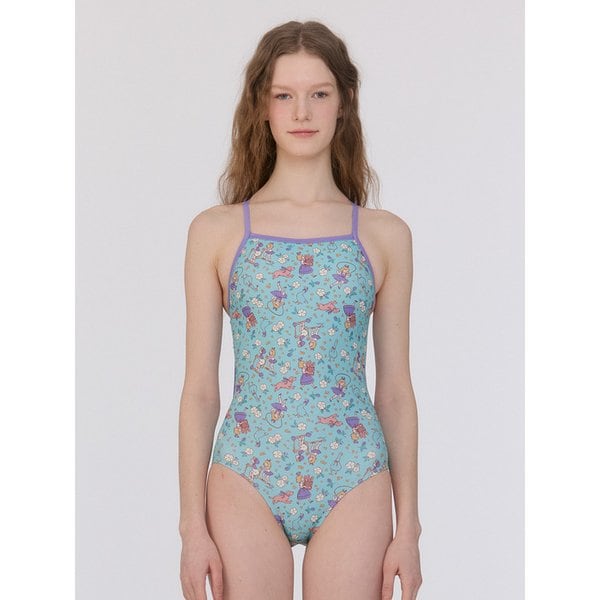 [쁘띠 파머_민트] 원피스 수영복