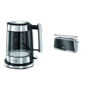 독일 러셀홉스 토스터기 1328781 Russell Hobbs Elegance G라스s Kettle 1.7 L 200 W LED 라이트