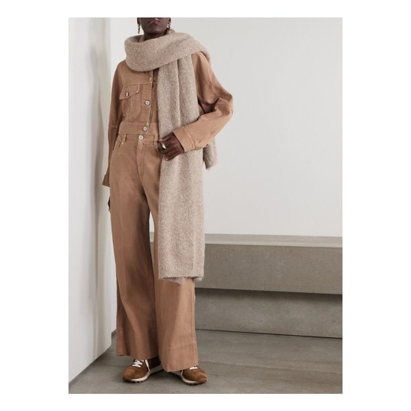 브루넬로쿠치넬리 크롭 데님 재킷 브라운 1647597355286624